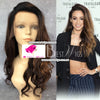 Natural Brown Long Wavy Virgin Human Hair Lace Wig by Smart Wigs Adelaide