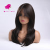 Natural dark brown long wavy fashion wig | Smart Wigs Melbourne VIC