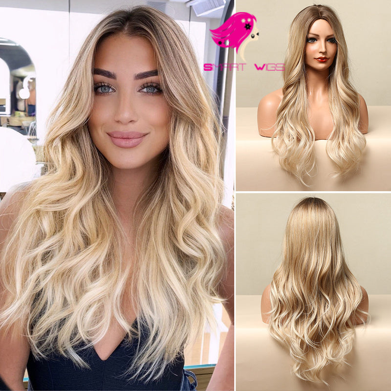 Best natural looking blonde long wavy medical wig Smart Wigs Sydney