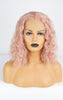 2020 New Light Pink Short Curly Lace Front Wig Best Price at Smart Wigs Sydney NSW