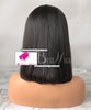 Natural Black Medium Bob Human Hair Glueless Lace Front Wig by Smart Wigs Brisbane AU