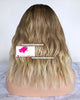 Wheat Blonde with Dark Roots Brazilian Virgin Human Hair Lace Front Wig by Smart Wigs Sydney AU