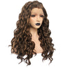 Natural Brown Long Spiral Curl Lace Front Wig - Smart Wigs Adelaide