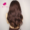 Dark brown middle part long curly fashion natural wig | Smart Wigs VIC