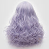 Natural looking mixture purple long curly wig without fringe at Smart Wigs Perth Australia