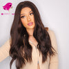 Dark brown middle part long curly fashion natural wig | Smart Wigs VIC