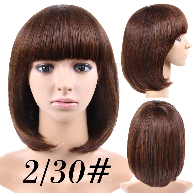 Dark Brown Short Bob Wig by Smart Wigs Sydney NSW Australia