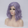 Light purple middle part medium curly wig - Smart Wigs Brisbane Australia