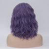 Dark Purple medium length curly wig without fringe - Smart Wigs Sydney NSW