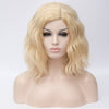 Natural blonde short wavy wig without fringe by Smart Wigs Sydney NSW