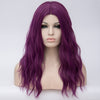 Dark purple curly wig without fringe at Smart Wigs Brisbane QLD