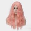 Light pink long curly wig without fringe at Smart Wigs Brisbane QLD Australia