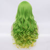 Natural faded green long curly wig by Smart Wigs Sydney NSW