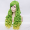 Natural faded green long curly wig by Smart Wigs Sydney NSW