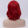 Natural red medium curly side fringe wig by Smart Wigs Sydney NSW