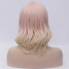 Natural pinky blonde curly side fringe wig by Smart Wigs Sydney NSW