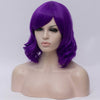 Dark purple medium curly side fringe wig by Smart Wigs Adelaide SA