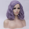 Natural purple medium curly middle part wig by Smart Wigs Melbourne VIC