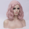 Natural light pink medium curly middle part wig by Smart Wigs Melbourne VIC