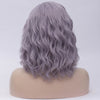 Natural light purple medium curly middle part wig by Smart Wigs Perth