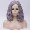 Natural light purple medium curly middle part wig by Smart Wigs Perth