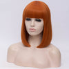 Natural orange full fringe medium bob wig by Smart Wigs Perth WA