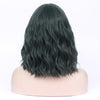 Dark green full fringe medium curly wig - Smart Wigs Brisbane QLD