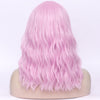 Light purple full fringe long curly costume wig - Smart Wigs Brisbane