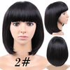 Natural black short bob wig by Smart Wigs Melbourne Australia