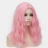 Baby pink curly wig without fringe at Smart Wigs Melbourne VIC
