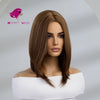Natural light brown shoulder length fashion wig | Smart Wigs Brisbane