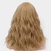 Wheat blonde long curly wig without fringe at Smart Wigs Adelaide SA