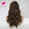 Natural brown full fringe fashion long wavy wig | Smart Wigs Melbourne