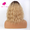 Dark roots natural blonde medium curly wig | Smart Wigs