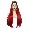 Smart Wigs Brisbane Australia offers Dark Root Natural Red Silk Straight Lace Front Wig