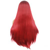 stralia offers Dark Root Natural Red Silk Straight Lace Front Wig