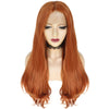 Natural Red Orange Natural Wavy Lace Front Wig Melbourne VIC