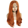 Natural Red Orange Natural Wavy Lace Front Wig Melbourne VIC