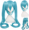 The long blue pigtail cosplay wig only at Smart Wigs Adelaide SA