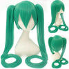 The super long green pigtail wig only at Smart Wigs Melbourne VIC