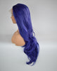 Dark Blue Natural Long Wavy Lace Front Wig By Smart Wigs Brisbane QLD
