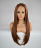 Natural Light Brown Long Wavy Lace Front Wig -Smart Wigs Melbourne VIC