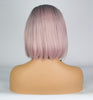 2020 New Dark Roots Ice Pink Short Bob Lace Front Wig By Smart Wigs Sydney NSW