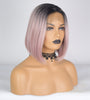 2020 New Dark Roots Ice Pink Short Bob Lace Front Wig By Smart Wigs Sydney NSW