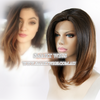 Dark Root Natural Brown Shoulder Length Lace Front Wig Smart Wigs VIC