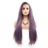 Natural Purple Long Silk Straight Lace Wig by Smart Wigs Melbourne