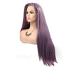 Natural Purple Long Silk Straight Lace Wig by Smart Wigs Melbourne
