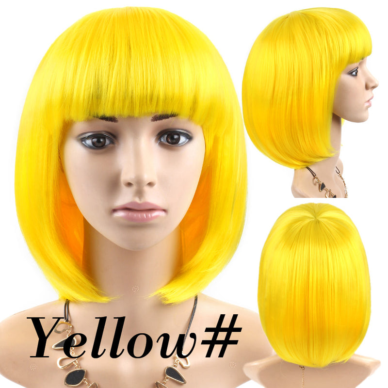 Smart Wig Yellow Costume Short Bob Wig by Smart Wigs Brisbane Australia