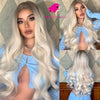 Platinum blonde long curly medical wig | Smart Wigs Gold Coast QLD