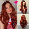 Most natural looking burgundy red long medical wig | Smart Wigs Sydney